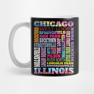 Fun Chicago Illinois Windy City Neighborhoods The Lake Pride Mug